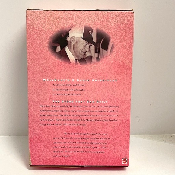 Walmart 35th Anniversary Barbie Doll Special Edition Pink Sparkle Gown 17245 - Picture 4 of 8